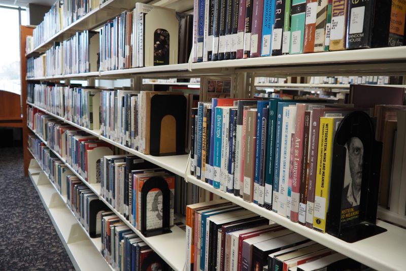 Upstairs Library Stacks