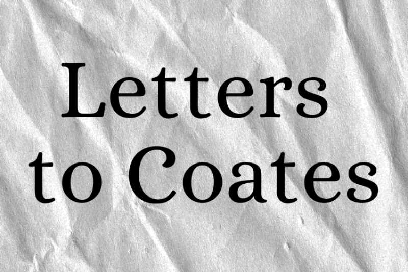 Letters to Coates